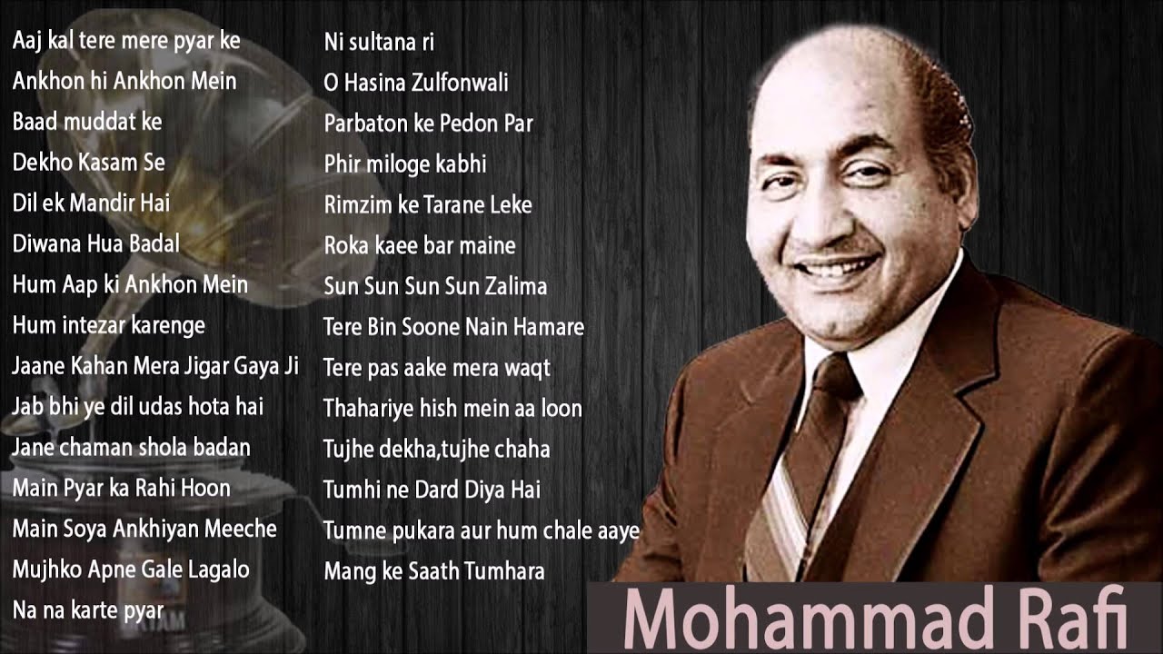 hindi old songs mohammed rafi